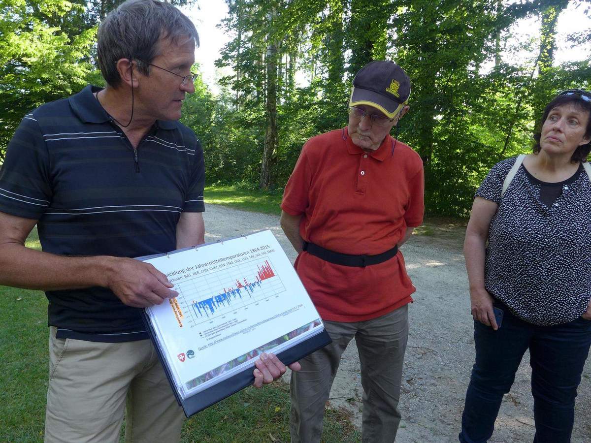 Bericht: Der Klimawandel und der Wald / Waldbegehung am Burgäschisee