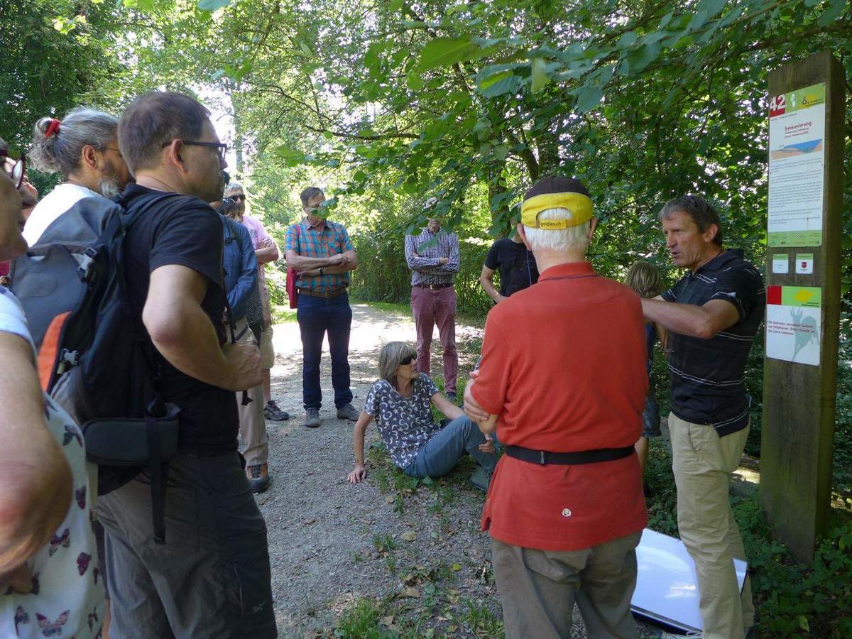 Bericht: Der Klimawandel und der Wald / Waldbegehung am Burgäschisee