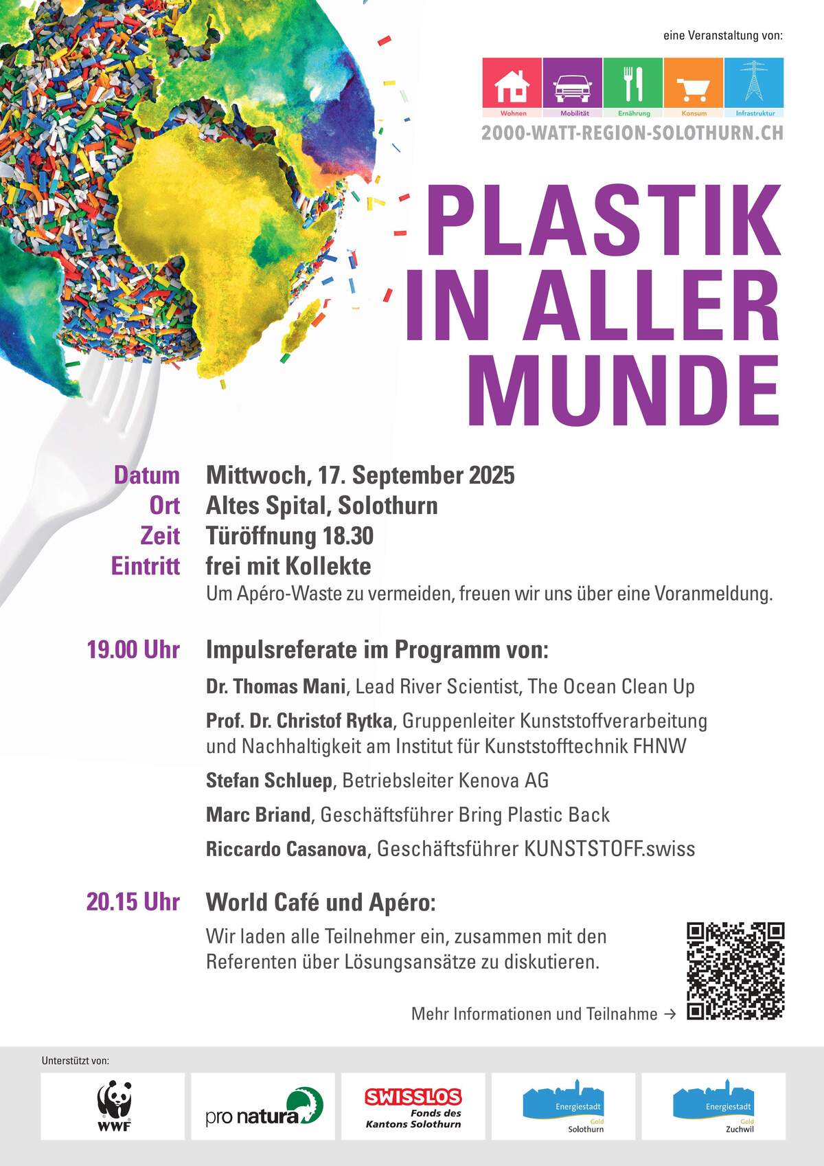 Herbstanlass: Plastik in aller Munde